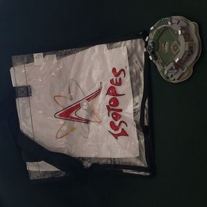Albuquerque Isotopes stadium replica & tote